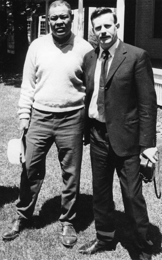 Börje Dorch och Joe Louis 1965